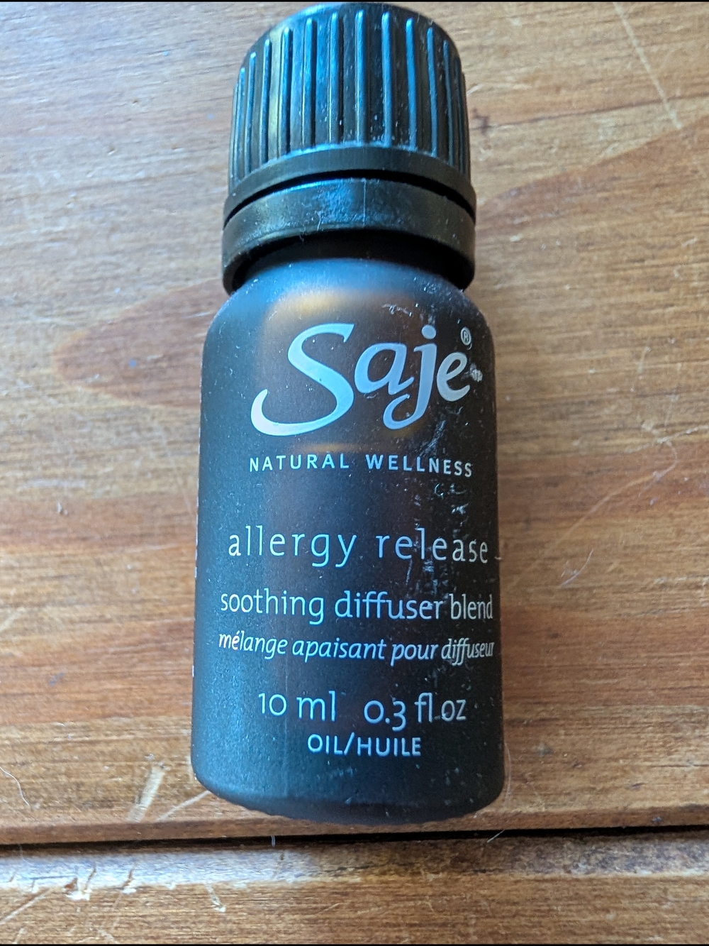 Saje Allergy Release soothing diffuser blend